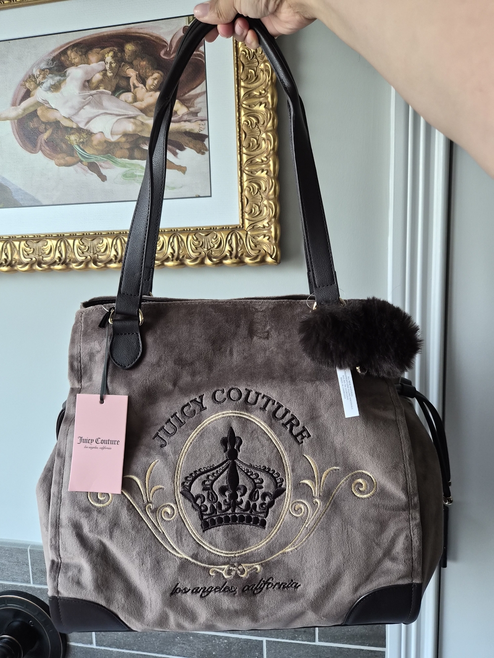 Juicy Couture Manifique Tote in Iced Toffee NWT